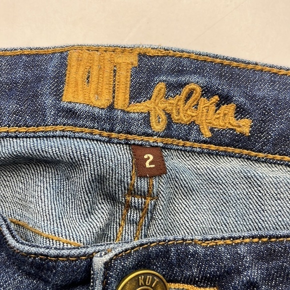 Kut From The Kloth Cuffed Hem Mid Rise Size 2 - Picture 8 of 16